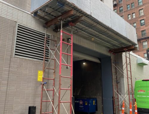 “High Boy” Canopy Protection Scaffold – 1550 N Lake Shore Dr